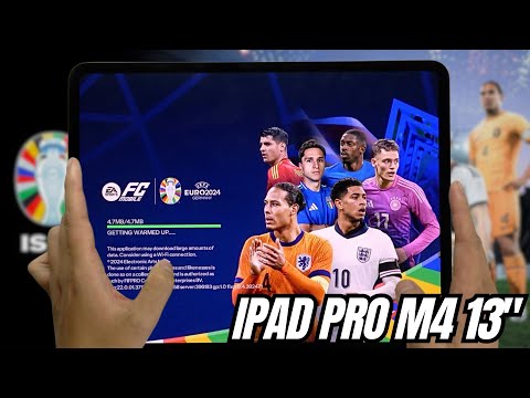 iPad Pro 13 inch 2024 test game EA SPORTS FC MOBILE 24 | Apple M4
