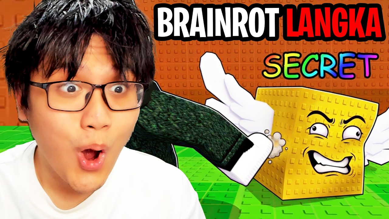 AKU DAPAT BRAINROT RAHASIA SEHARGA 1000 ROBUX?! - Roblox Indonesia Kick a Lucky Block #2