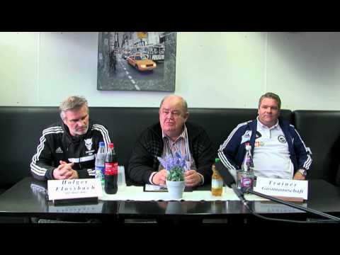 Pressekonferenz TSV Marl-Hüls gegen FC Brünninghausen