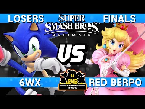 Smash Ultimate - 6WX (Sonic) vs red berpo (Peach) - CNB 171 Losers Finals