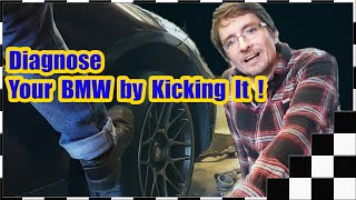 🛠️ BMW Front Suspension CLUNK? Diagnose Bad Control Arms & Sway Bar Links! (DIY Fix) 🚗