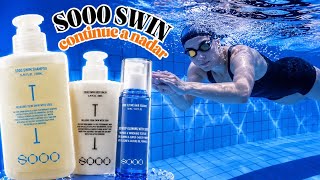 💦 SOOO SWIN: Tratamento capilar para nadadores e atletas, remove cloro e metais