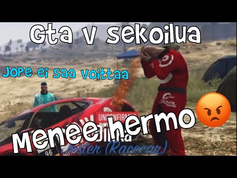 Gta V hauskat hetket (Jätkät ei anna mun voittaa 💀)