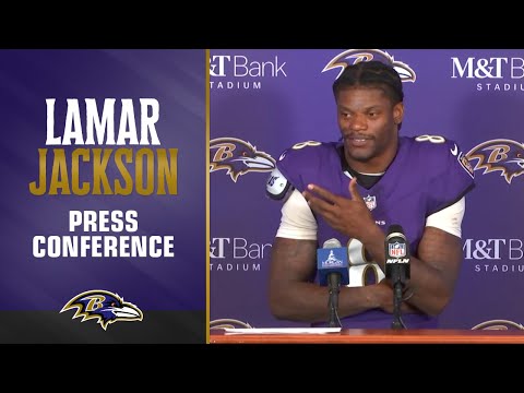 Lamar Jackson Says 'Everyone Played Their Part' vs. Browns | Baltimore Ravens