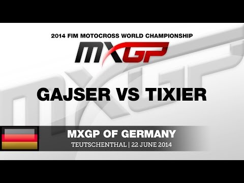 MXGP of Germany 2014 Tim Gajser vs Jordi Tixier - Motocross