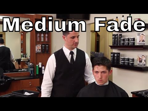 Side Part Haircut with Close Medium Fade - Greg Zorian Haircut Tutorial