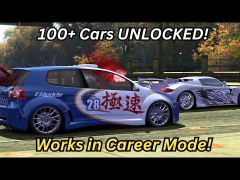 How to Unlock ALL 100+ Cars in NFS Most Wanted (2005) | Extra Options Mod Tutorial!