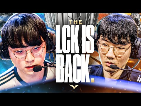 THE LCK IS BACK WITH A BANGER - DK VS HLE - LCK SUMMER 2024