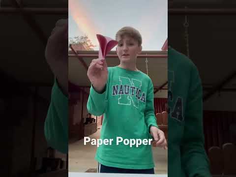 How to make a paper popper