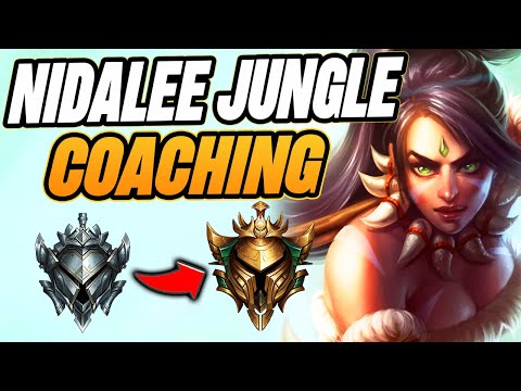 CHUMBLES COACHING A SILVER 2 PLAYER NIDALEE JUNGLE! LEARN TO CLIMB!