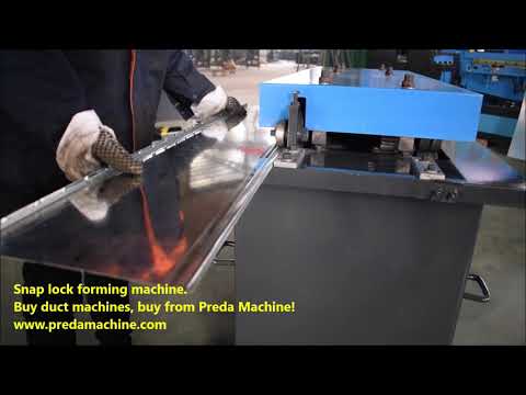 Snap lock forming machine - Preda Machine