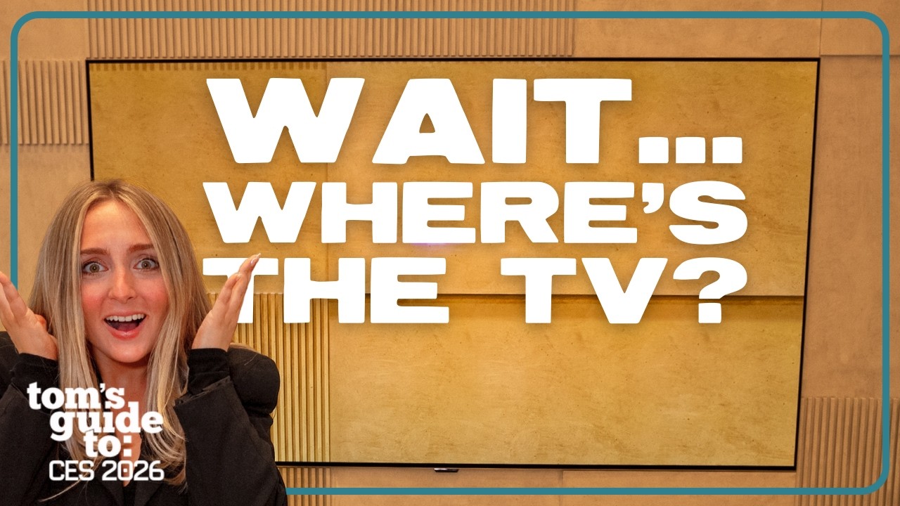 LG Wallpaper OLED Hands-On! World&rsquo;s Thinnest OLED TV at CES 2026 - YouTube