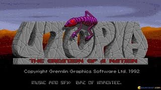 Utopia gameplay (PC Game, 1991)