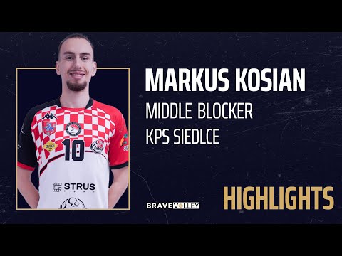 Markus Kosian #10 highlights 2024/25 (KPS Siedlce)