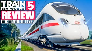 Das ist kein Spiel, das ist eine SIMULATION 🚝 REVIEW: Train Sim World 5