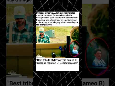 Adam Sandler’s Hidden Tribute to Cameron Boyce in Happy Gilmore 2 Will Make You Emotional