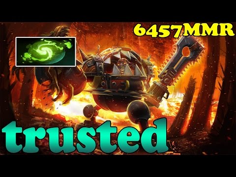 Dota 2 - trusted 6457 MMR Plays Timbersaw Vol 1# - Ranked Match Gameplay!