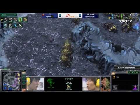 [0513] Hydra (CJ) vs. Terminator (8th)  ZvP  3SET Neo Planet S  -Starcraft2,esportstv,SPL