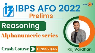 Download Lagu IBPS AFO 2022-23 | Alphanumeric series | Reasoning | By Raj Vardhan Thumbnail