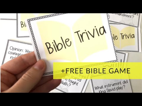 How to Play Bible Trivia Kaboom! + FREE game for Sunday School - YouTube
