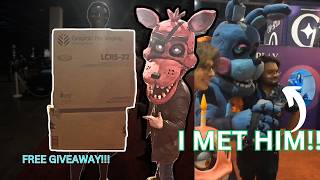 I MET A FNAF LEGEND!! (Real Life Cosplay + GIVEAWAY)