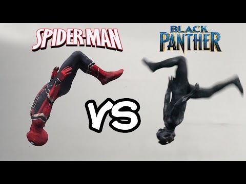 Spiderman VS Black Panther In Real Life (Avengers, Parkour)
