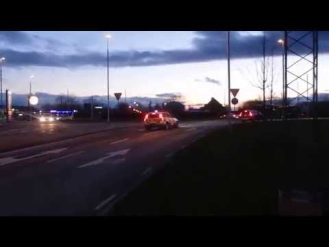 (Utryckning) 1 62-2120 responding with lights and siren in Trelleborg [SE]