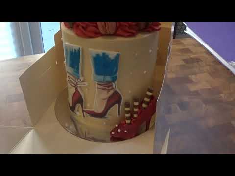 Pink KitchenAid Artisan Mixer Unboxing and short Demonstration