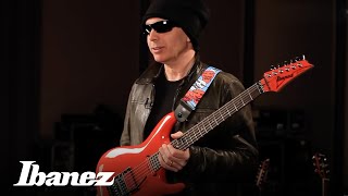 Video thumbnail for Joe Satriani discusses the features and inspiration behind his new Ibanez JS2410 Signature model by Ibanez Guitar