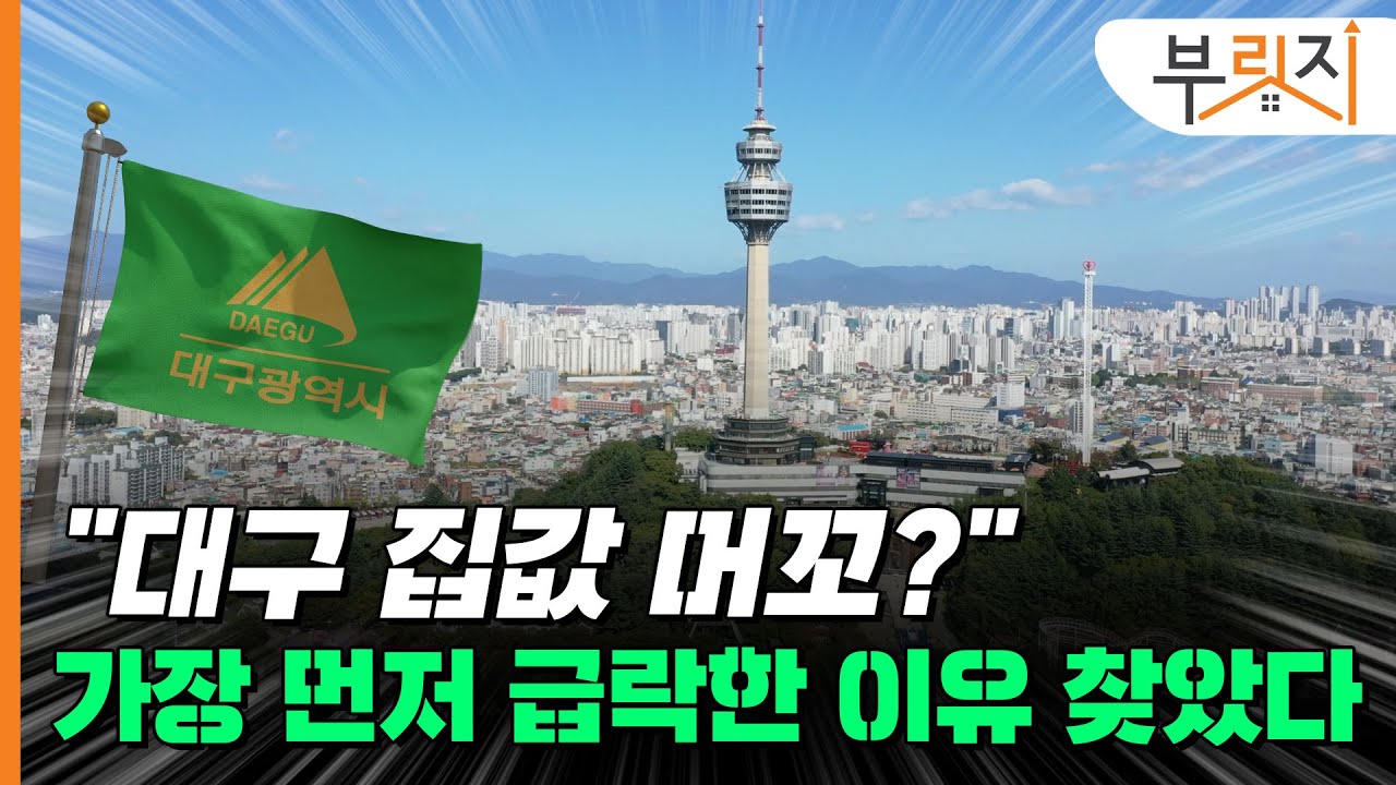 [부릿지PICK]"대구 집값 머꼬?", 2년 먼저 급락한 이유 찾았다
