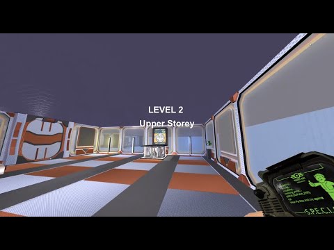 A Short Stroll inside a Vault (Fallout-inspired)