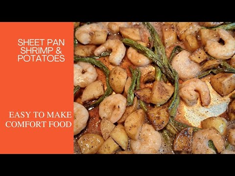 Sheet Pan Shrimp & Potatoes #seafood