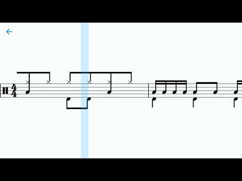 Schlagzeug Solo 1 im 4/4 Takt