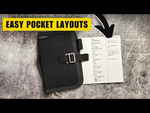 Lochby Pocket Notebook Review + 6 Easy Page Layout Ideas! 📝
