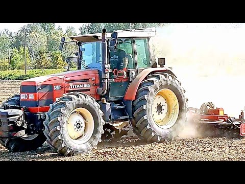 Lavorazione terreno con SAME Titan 165 turbo intercooler + Erpice rotante Forigo - Tractor Plowing -