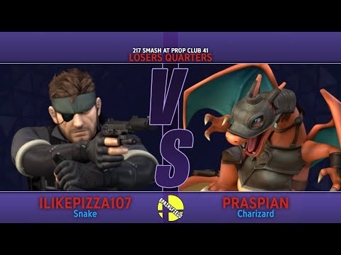ilikepizza107 (Snake) vs Praspian (Charizard) - 217 Smash at Prop Club 41 - Losers Quarters