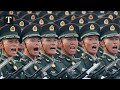 China Stages Major Military Parade In Tiananmen Square
