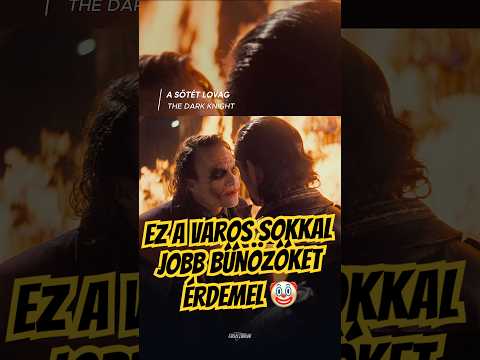 Ez a város sokkal jobb bűnözőket érdemel 🤡 #thedarkknight #batman #joker #dc #dccomics