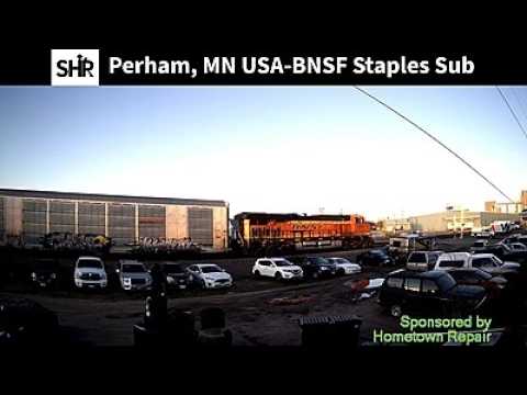 Live webcam view of Tren de Perham | BNSF Staples Sub