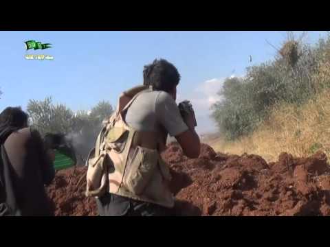 رصد للاشتباكات بين مقاتلي جبهة الإنقاذ المقاتلة وقوات النظام في جبهة الصخر في ريف حماة الشمالي
