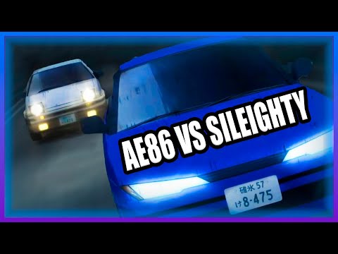 INITIAL D - AE86 VS SILEIGHTY [HIGH QUALITY]