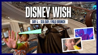 Disney Wish Day 4 | Palo Brunch, Behind-the-Scenes Magic & Worlds of Marvel Dinner