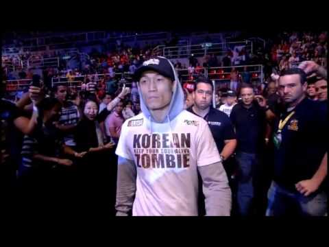 "Korean Zombie" epic entrance UFC 163