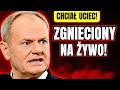 TUSK WANTED TO ESCAPE JOURNALISTS CAUGHT HIM LIVE
