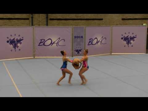 BOAC 2016   101   017   Women's Group   Junior 12 18   Balance   NED   De Leleaart NED, Eva Onstein,