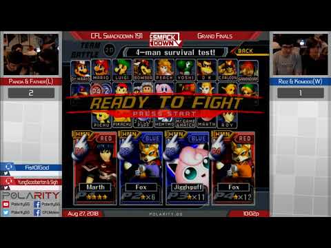 CFL Smackdown 191 Melee - Panda + Father vs Ridz + Komodo - Doubles GF