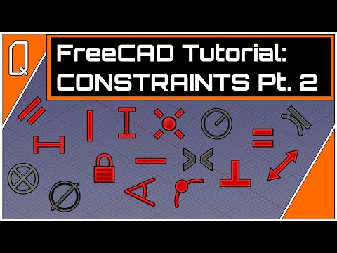 FreeCAD Constraints Part 2 | Easy Beginner Tutorial