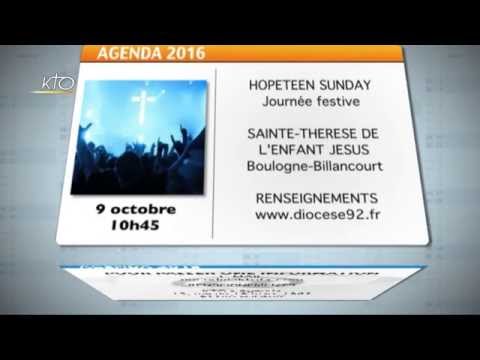 Agenda du 26 septembre 2016