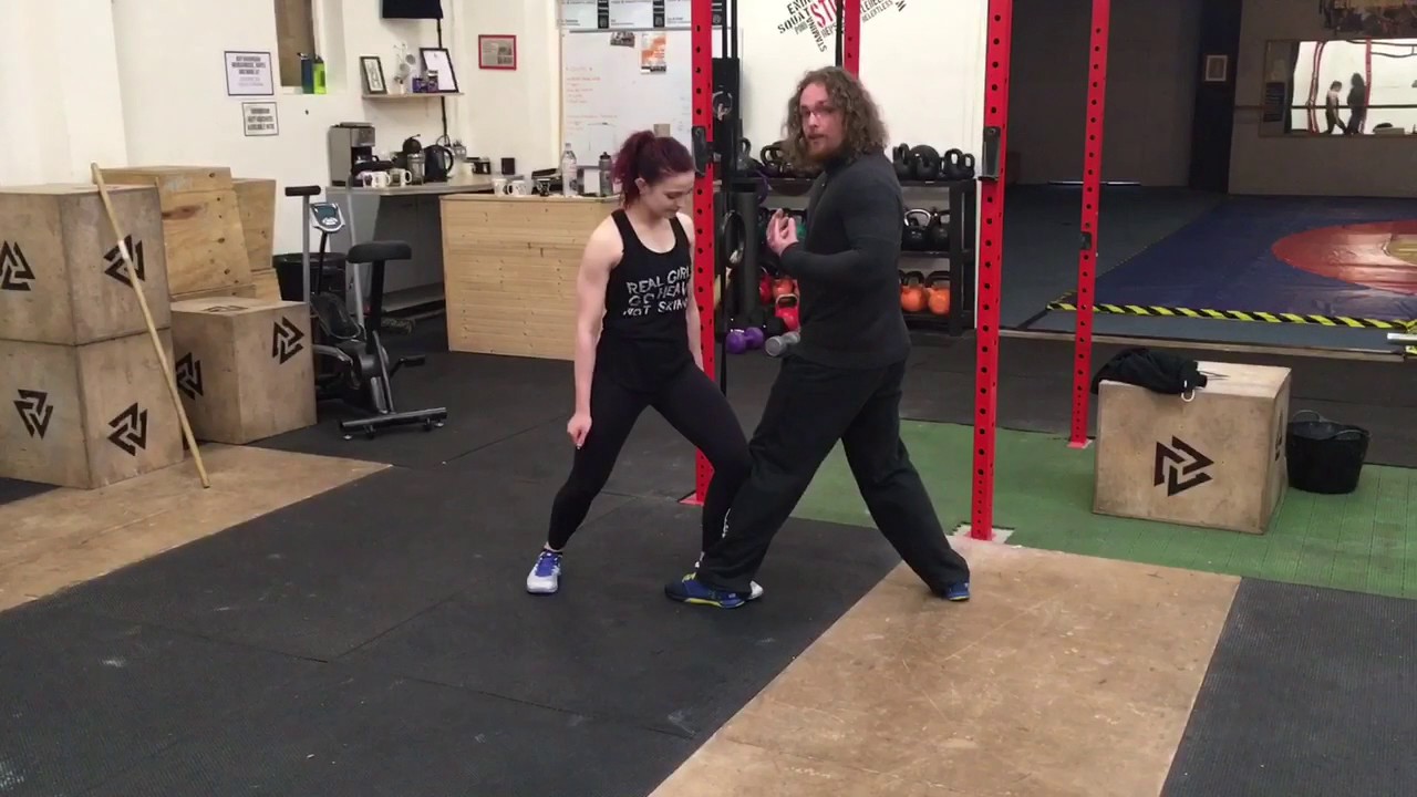 Partner knee drill to increase stability