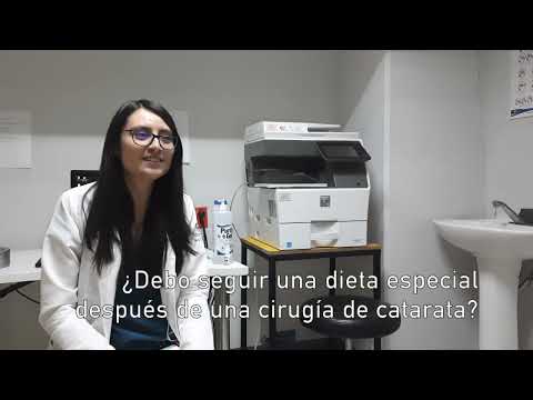 Cuidados después de una cirugía de catarata
